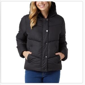 32 Degrees Women's Classic Black Puffer Jacket